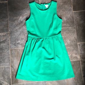 J. Crew Daybreak / Green Sleeveless Dress / XS Petite